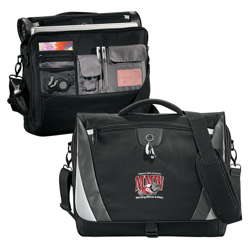  Black/Grey Slope Computer Messenger Bag - Official Artwork 1