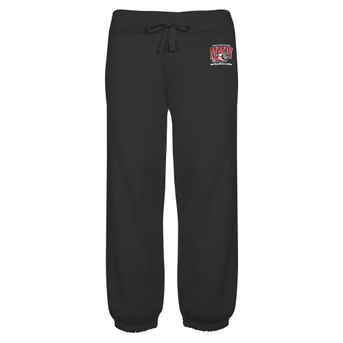  ENZA Womens Black Banded Fleece Capri - Official Artwork 1
