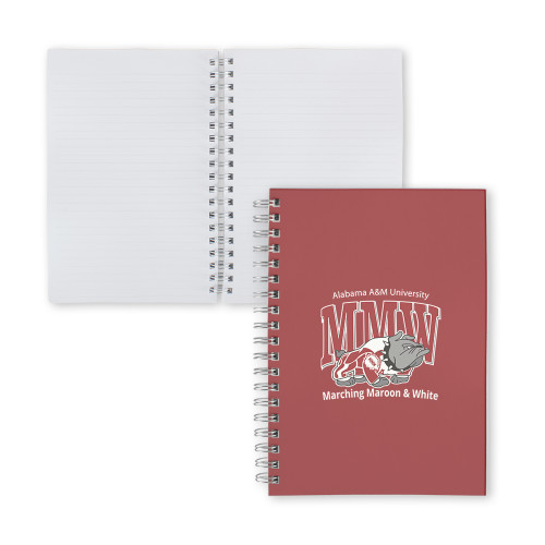  Clear 7 x 10 Spiral Journal Notebook - Official Artwork 1