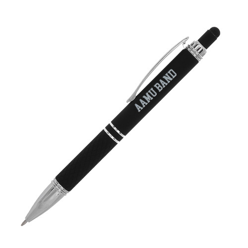  Quilted Black Stylus Pen - AAMU Band Engraved