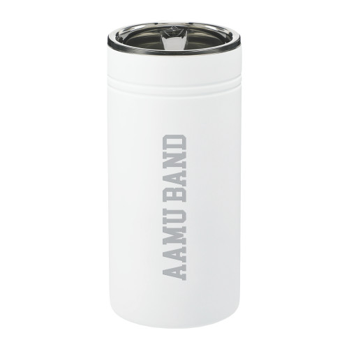Alabama A&M Marching Band Sherpa Vacuum White Tumbler & Insulator 12oz