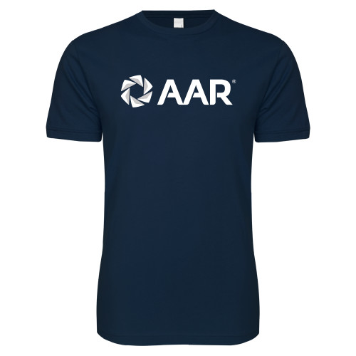 Next Level Navy SoftStyle T Shirt-AAR