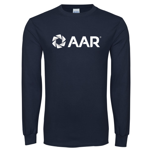Navy Long Sleeve T-Shirt-AAR