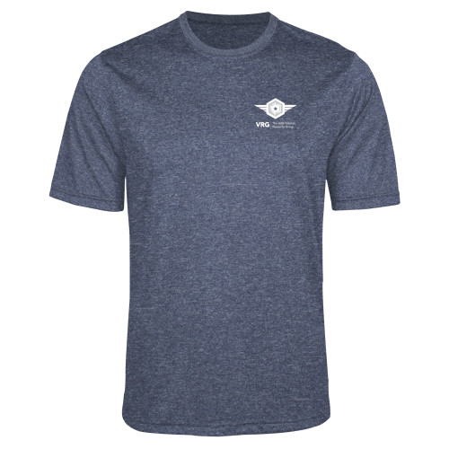 Navy Heather Performance Contender Tee-Veteran Resource Group