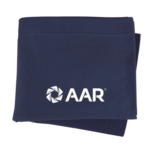 Navy Sweatshirt Blanket-AAR
