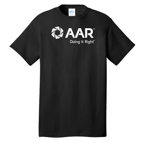 Extended Black T Shirt-AAR Doing It Right