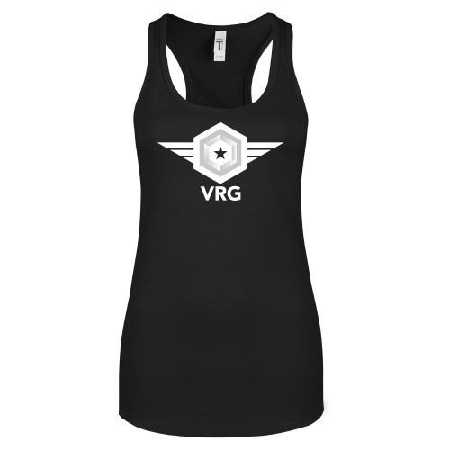 Next Level Womens Black Racerback Tank -VRG