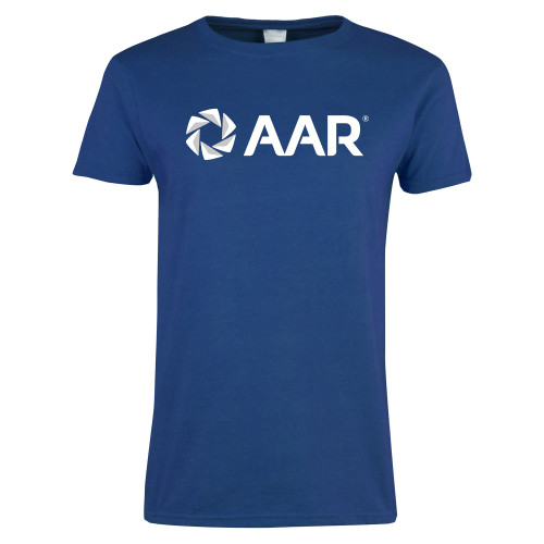 Womens Royal Short Sleeve Tee-AAR
