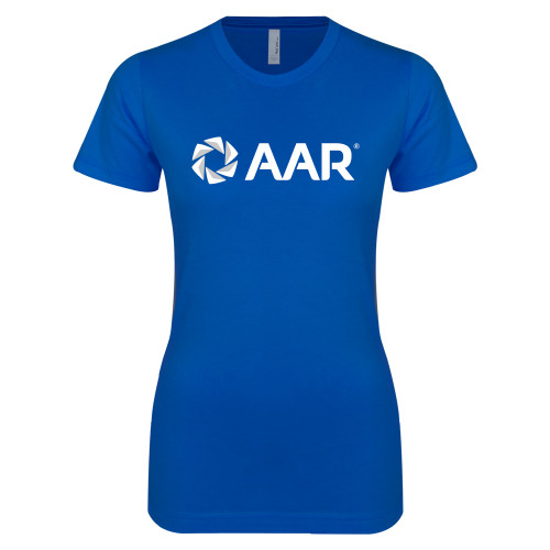 Next Level Womens Royal Boyfriend Tee-AAR