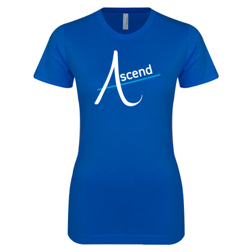 Next Level Womens Royal Boyfriend Tee-Ascend