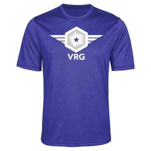Royal Heather Performance Contender Tee-VRG