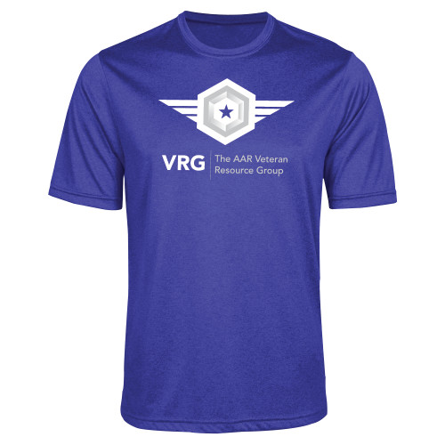Royal Heather Performance Contender Tee-Veteran Resource Group