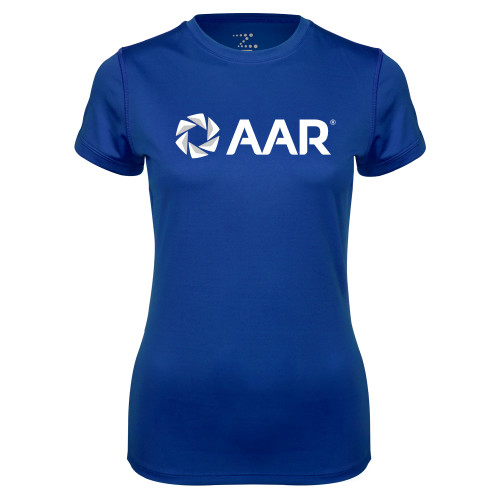 Womens Royal Performance Tee-AAR