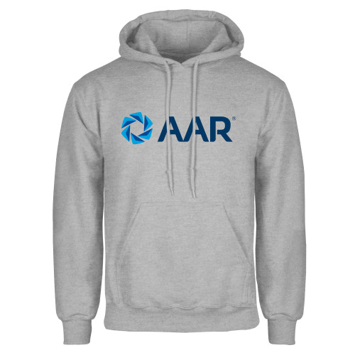 Grey Fleece Hoodie-AAR