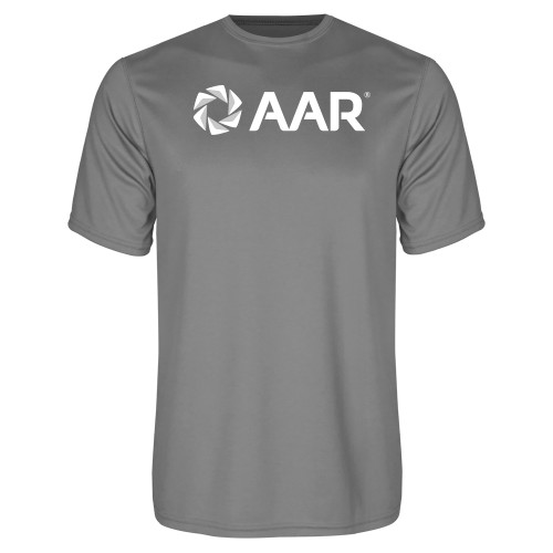 Grey Concrete Performance Tee-AAR