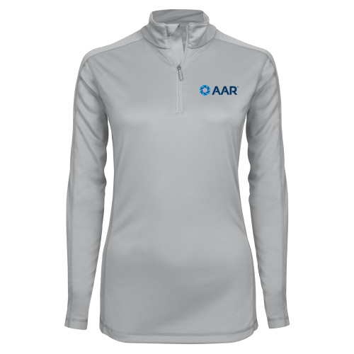 Syntrel Womens Platinum Interlock 1/4 Zip-AAR