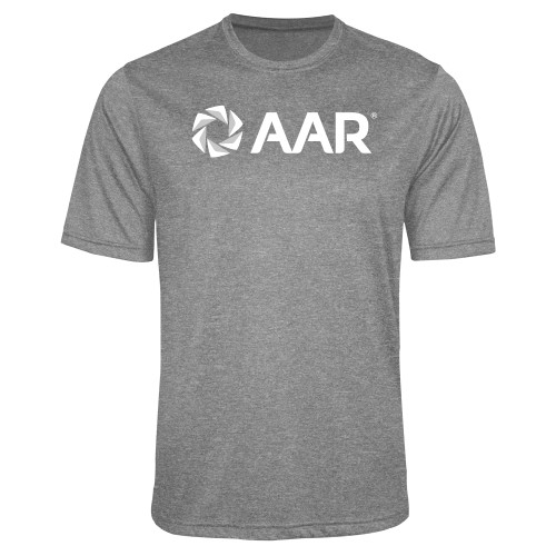 Grey Heather Performance Contender Tee-AAR