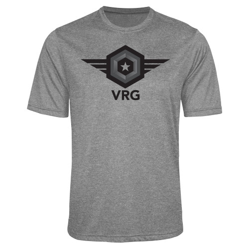 Grey Heather Performance Contender Tee-VRG