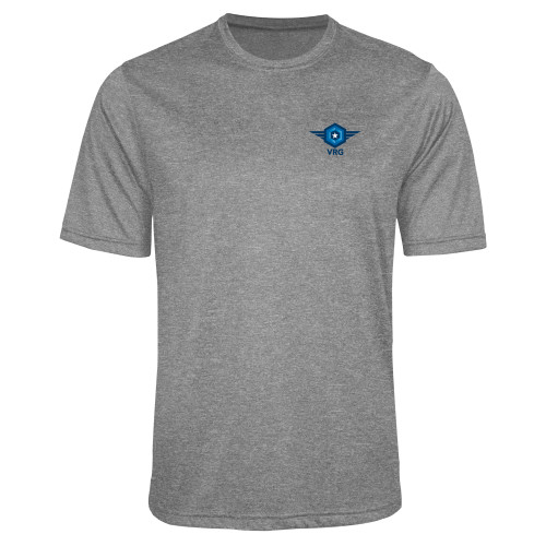Grey Heather Performance Contender Tee-VRG