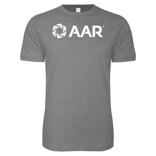 Next Level Heather Grey SoftStyle T Shirt-AAR