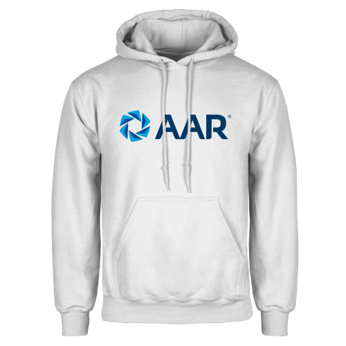White Fleece Hoodie-AAR