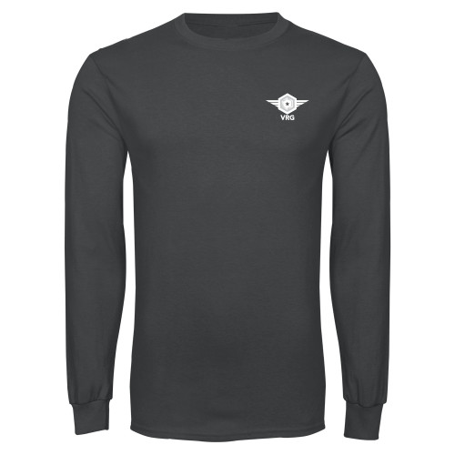 Charcoal Long Sleeve T Shirt-VRG