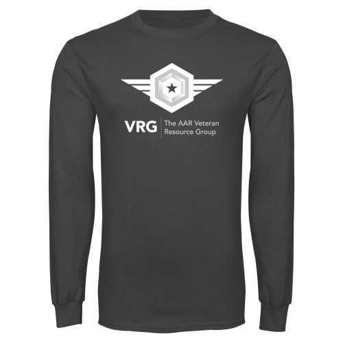 Charcoal Long Sleeve T Shirt-Veteran Resource Group