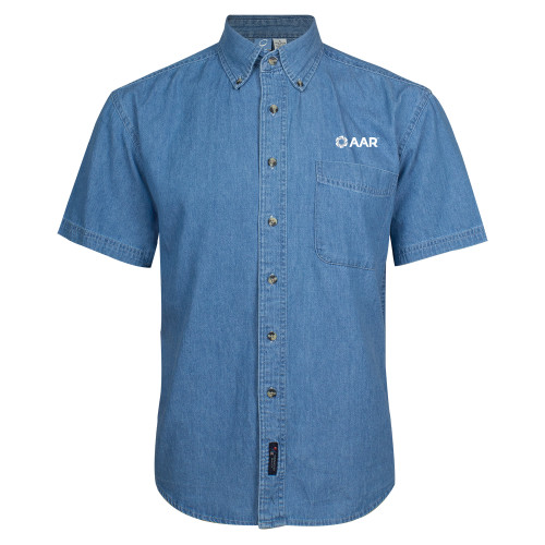 Denim Shirt Short Sleeve-AAR