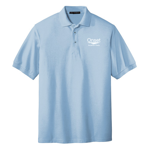 Light Blue Silk Touch Polo-Onset Aviation Parts Stacked