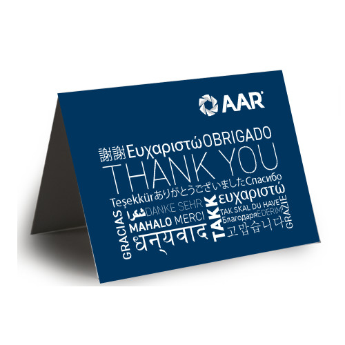 Thanks You Card w/Blank Env.-No AOG Information