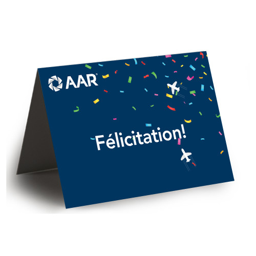 Congratulations Card w/Blank Env. -No AOG Information