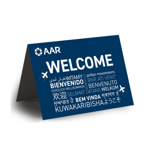 Welcome Card w/Blank Env.-No AOG Information