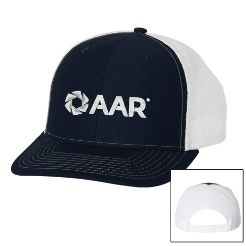 Richardson Navy/White Trucker Hat-AAR