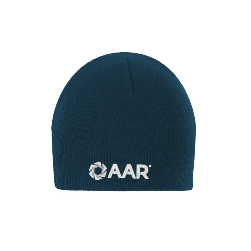 Navy Knit Beanie-AAR
