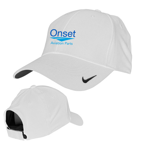Nike White Swoosh Legacy 91 Hat-Onset Aviation Parts Stacked