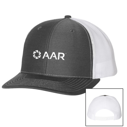 Richardson Charcoal/White Trucker Hat-AAR