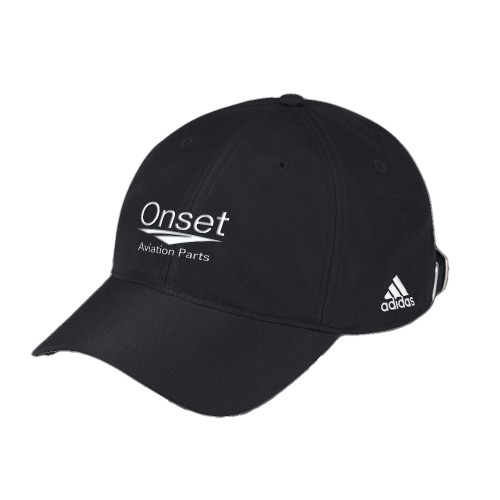 Adidas Black Performance Slouch Hat-Onset Aviation Parts Stacked