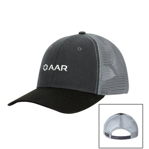 DRI DUCK Hudson Charcoal/Black Trucker Hat-AAR