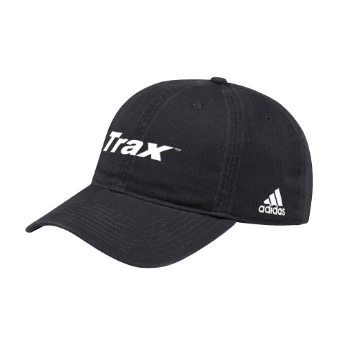 Adidas Black Adjustable Washed Slouch-Trax Wordmark