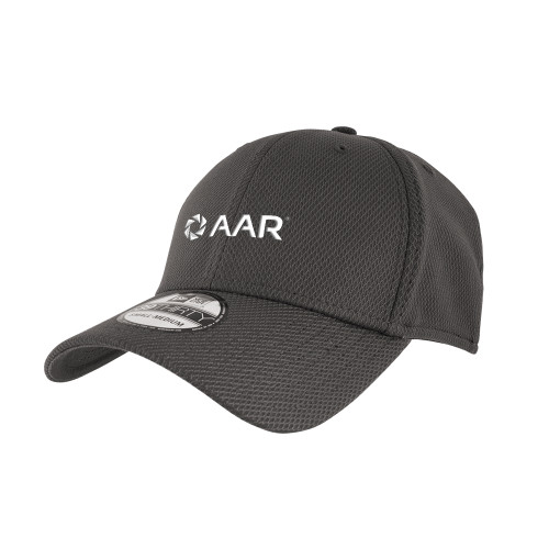 New Era Charcoal Diamond Era 39Thirty Stretch Fit Hat-AAR