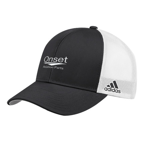 Adidas Black Structured Adjustable Mesh Hat-Onset Aviation Parts Stacked
