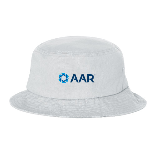 Sportsman White Bucket Hat-AAR