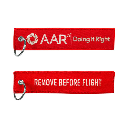 Remove Before Flight Red Key Tag-AAR