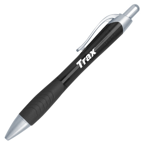 Metallic Mykonos Black Pen-Trax Wordmark