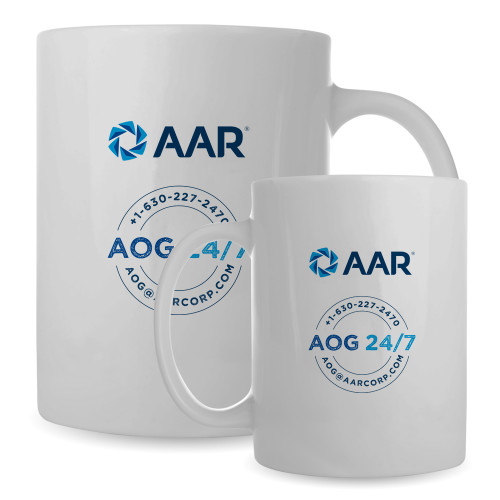 Full Color White Mug 15oz-AOG 24 7 Co Brand
