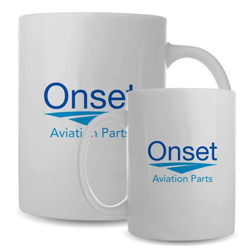 Full Color White Mug 15oz-Onset Aviation Parts Stacked