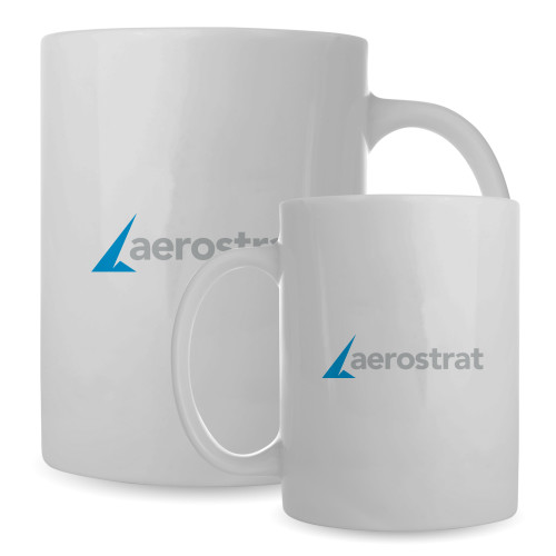 Full Color White Mug 15oz-Aerostrat Wordmark