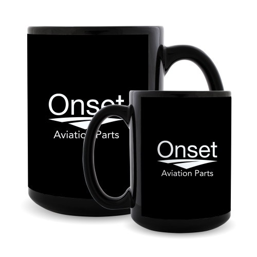Full Color Black Mug 15oz-Onset Aviation Parts Stacked