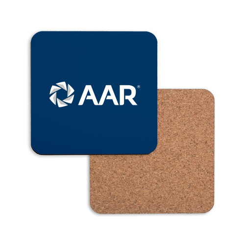 Hardboard Coaster w/Cork Backing-AAR