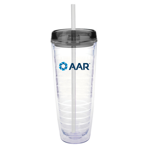 Tritan Double Wall Tumbler w/Charcoal Top 26oz-AAR